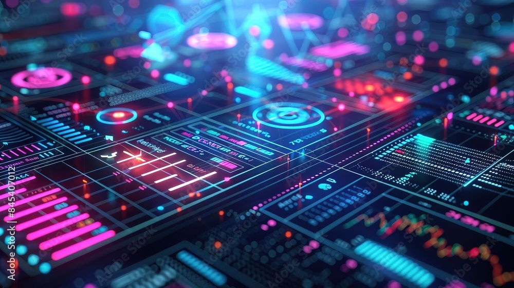 data analyzing technology by creative computer software . Concept of digital data for marketing analysis and investment decision making data analyzing technology by creative computer software . Concept of digital data for marketing analysis and investment decision making