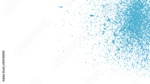 Blue stain rusty metal texture old terrazzo surface isolated overlay decorative vintage vector background.