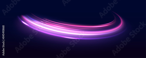 Speed connection vector background. Vector swirl trail effect. Abstract vector fire circles, sparkling swirls and energy light spiral frames. Database fast data transfer acceleration.	