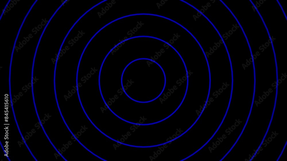 Animation of blue radio waves spreading, alpha channel. Circle radiation wave out from the center. Radio signal or Tower signal Animation of blue radio waves spreading, alpha channel. Circle radiation wave out from the center. Radio signal or Tower signal