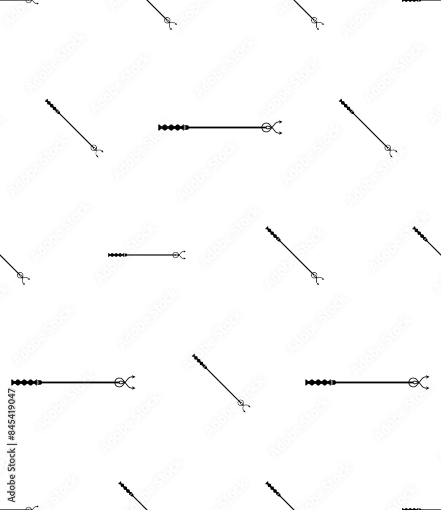 Fishing Harpoon Icon Seamless Pattern Y_2405003 Fishing Harpoon Icon Seamless Pattern Y_2405003