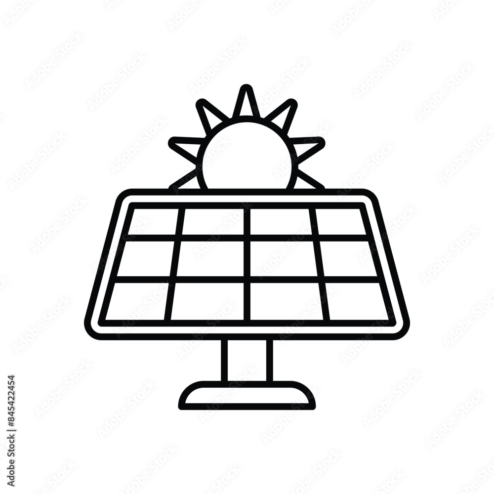 Solar Panel vector icon Solar Panel vector icon