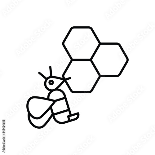 Bee vector icon