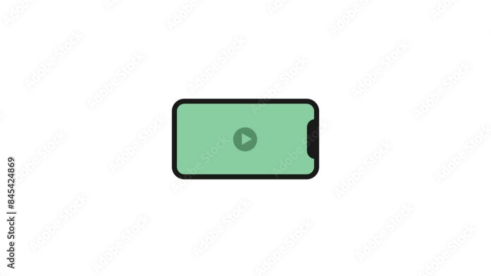 Phone rotation motion animation video Phone rotation motion animation video