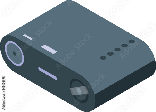 Modern digital projector for showing presentations at business conferences or lectures in university classrooms