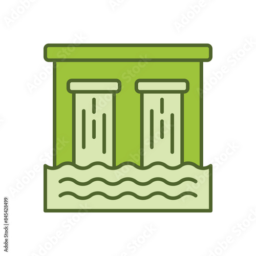 Dam vector icon