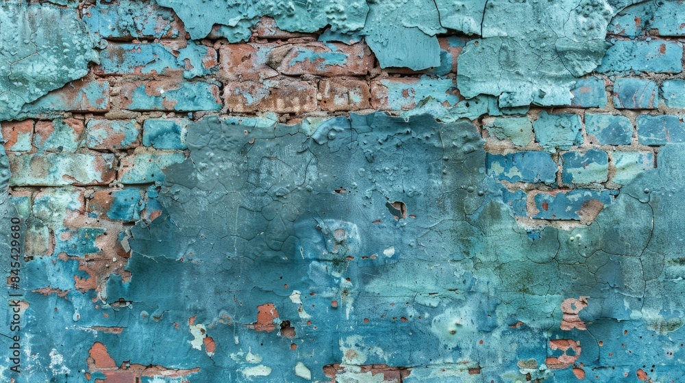 Obraz premium Brick Wall Texture for Background with Scratches and Cracks