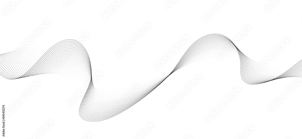 smooth flowing wave dots halftone lines dynamic blue purple pink gradient isolated on transparent background concept of technology, digital, communication, science, music vector illustration smooth flowing wave dots halftone lines dynamic blue purple pink gradient isolated on transparent background concept of technology, digital, communication, science, music vector illustration