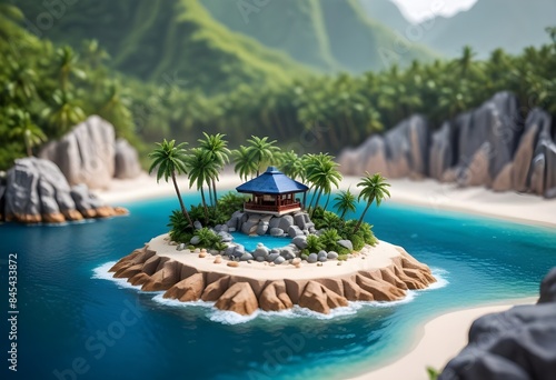 Miniature island