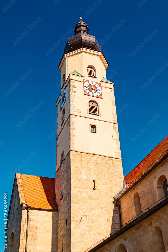 Monastery on a sunny summer day at Windberg, Straubing-Bogen, Bavarian Forest, Bavaria, Germany Monastery on a sunny summer day at Windberg, Straubing-Bogen, Bavarian Forest, Bavaria, Germany