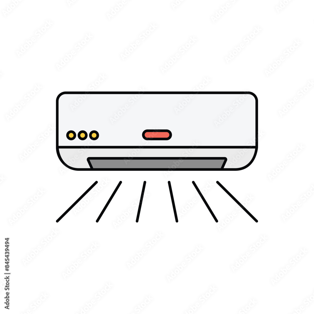 Fototapeta premium Air Conditioner vector icon