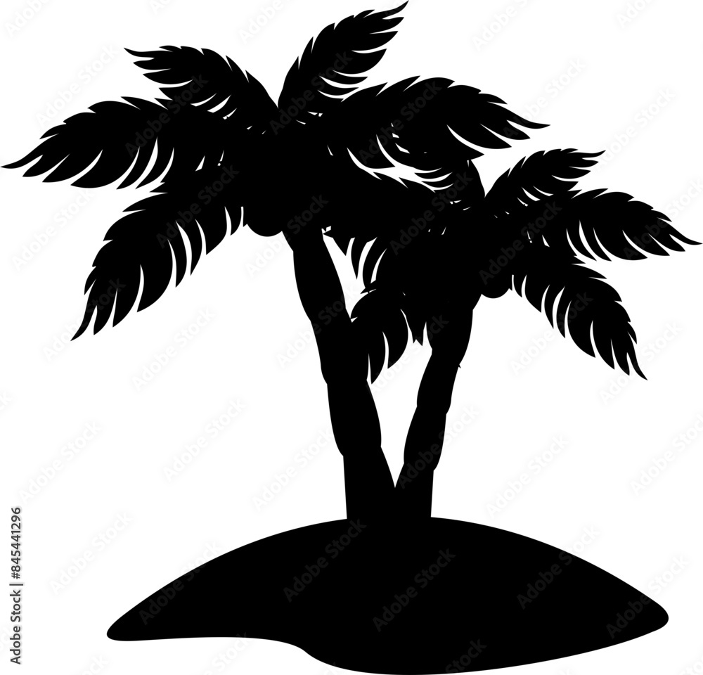 Obraz premium Silhouette Island