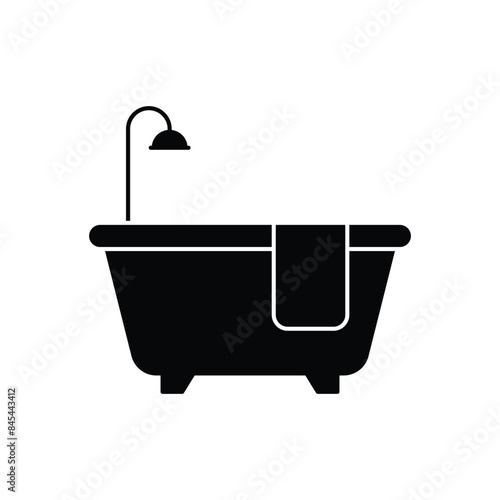 Bathtub vector icon