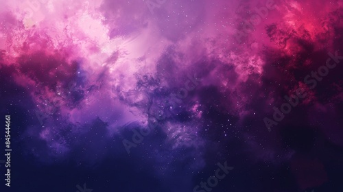 Wallpaper Mural Cosmic dreamscape with vibrant pink and purple hues Torontodigital.ca