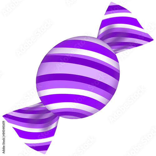 cute purple candy, illustration of candy, png candy, candy sticker, purple ribbon photo