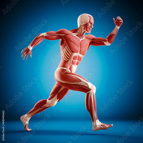 3D model of the human muscular system