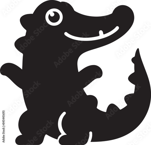 A cute crocodiles