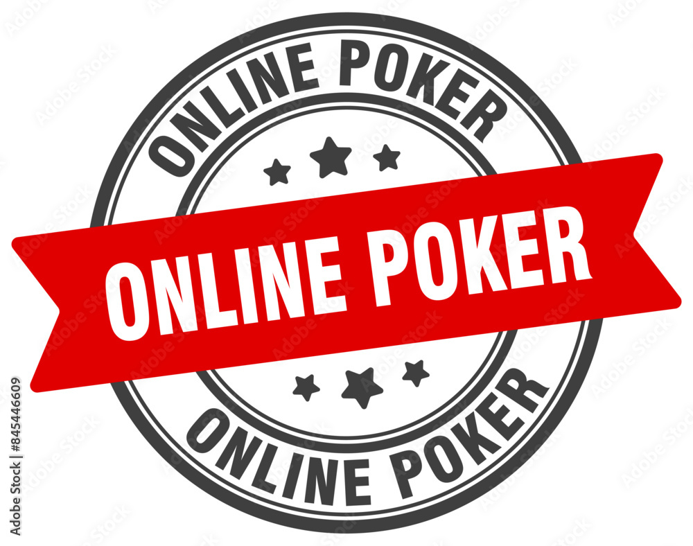 online poker stamp. online poker label on transparent background. round sign online poker stamp. online poker label on transparent background. round sign