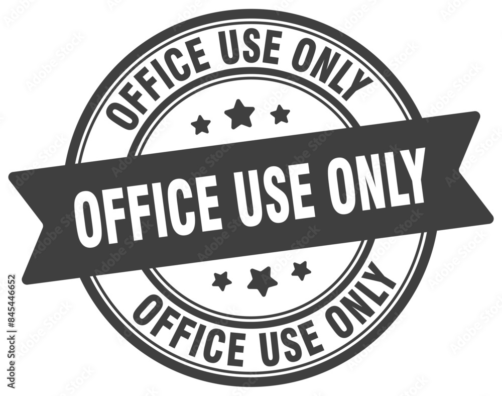 office use only stamp. office use only label on transparent background. round sign office use only stamp. office use only label on transparent background. round sign
