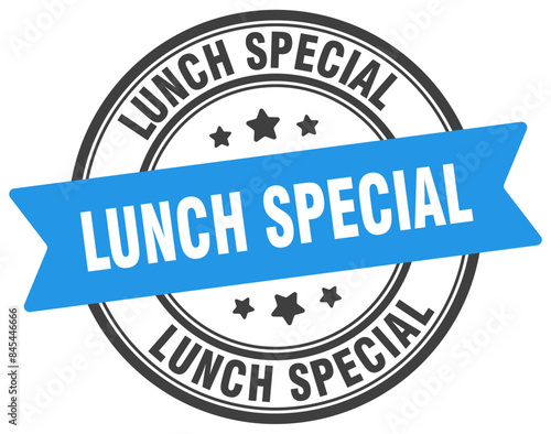 lunch special stamp. lunch special label on transparent background. round sign