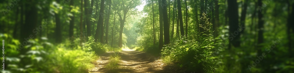 Fototapeta premium sunlight through the trees