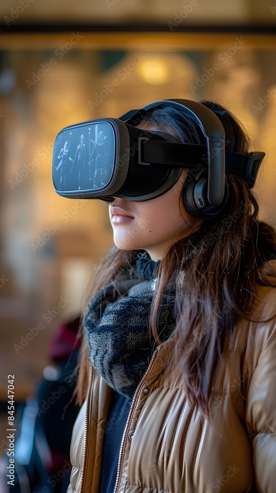 High School Students Immersed in Virtual Reality Learning About Ancient Civilizations High School Students Immersed in Virtual Reality Learning About Ancient Civilizations