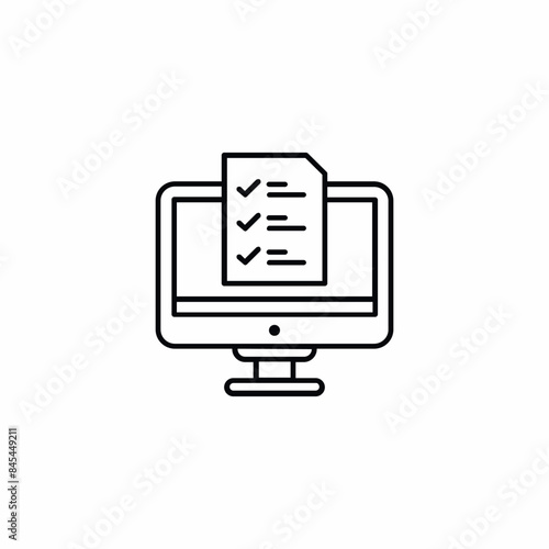 to do list check form computer icon