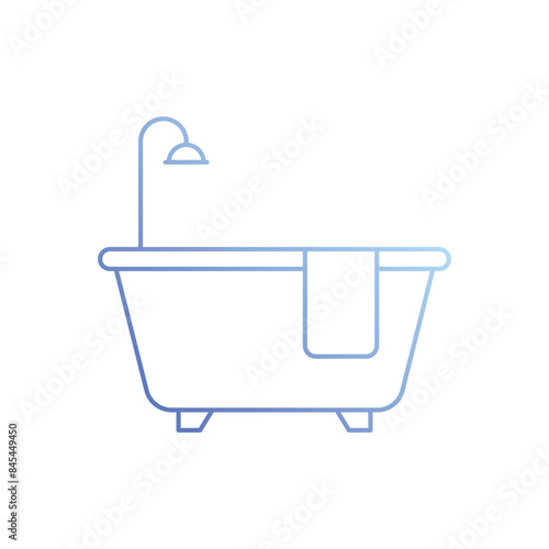 Bathtub vector icon