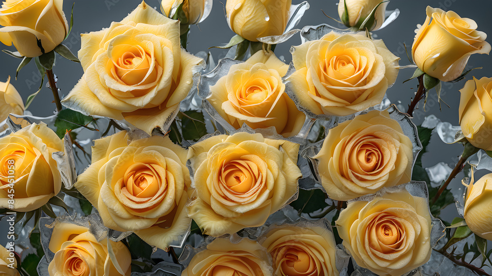 many ice yellow rose 8K resolution many ice yellow rose 8K resolution