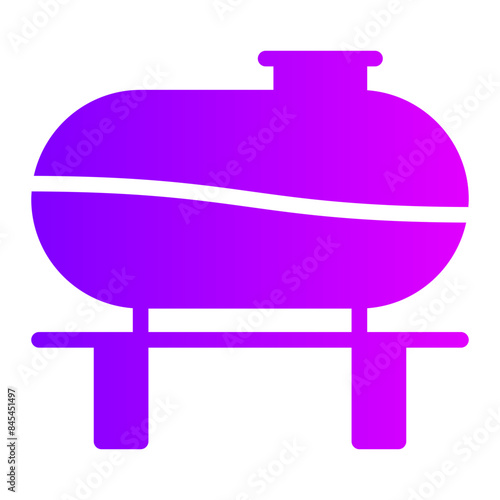 water tank gradient icon