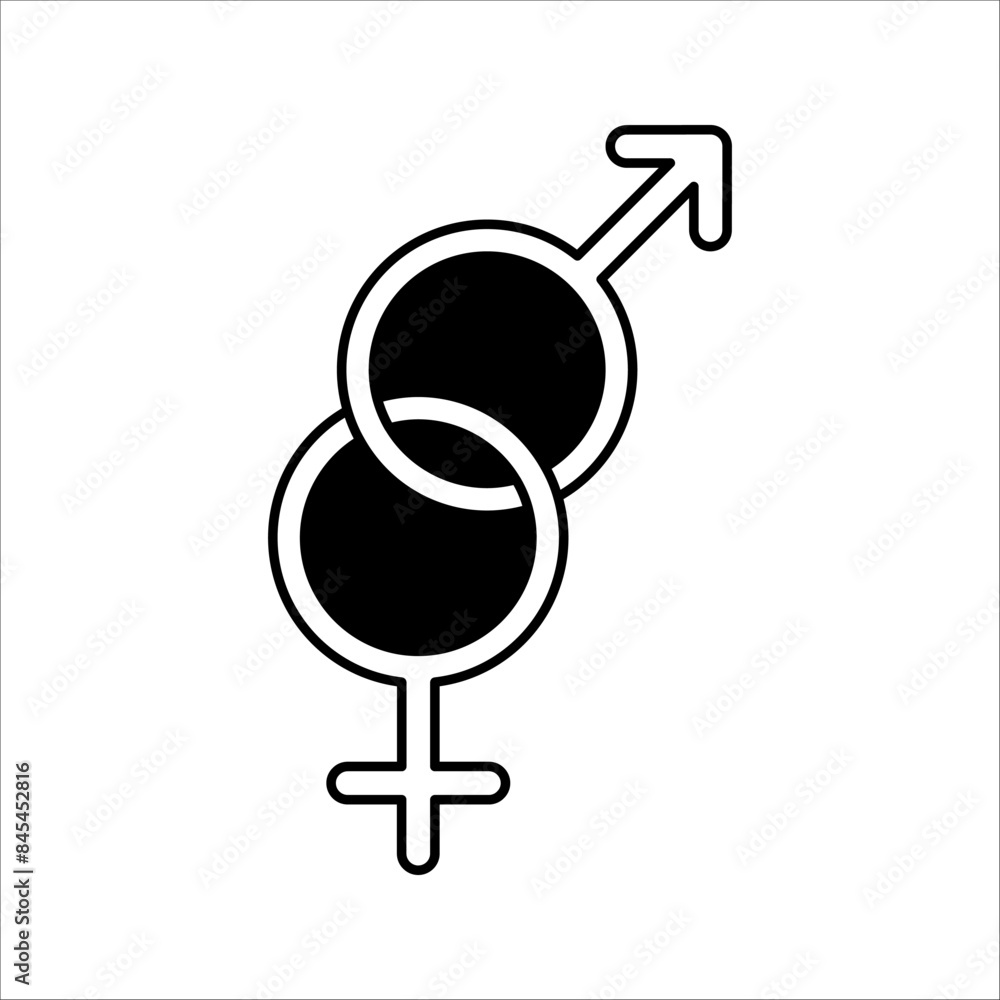 Man and woman icon, male and female sign and symbol, Girl and boy. Man and woman icon, male and female sign and symbol, Girl and boy.