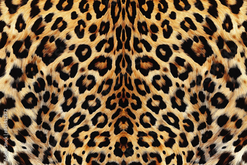 leopard skin texture  Leopard spots pattern background texture created by Generative AI.