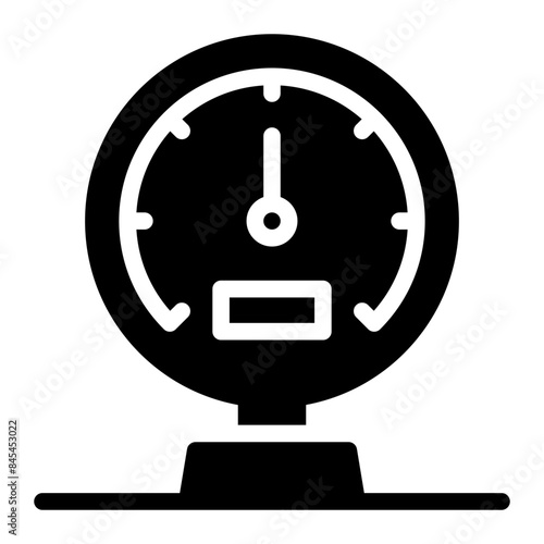 gauge glyph icon