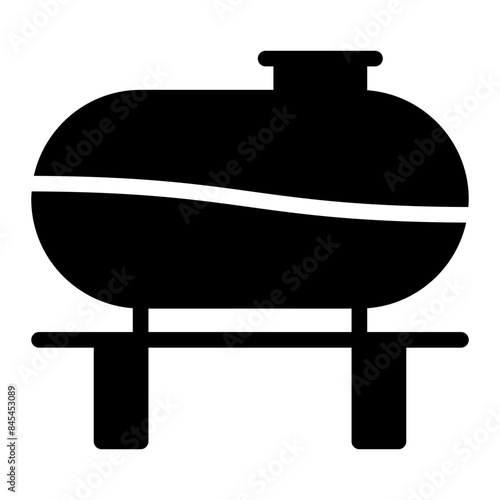 water tank glyph icon