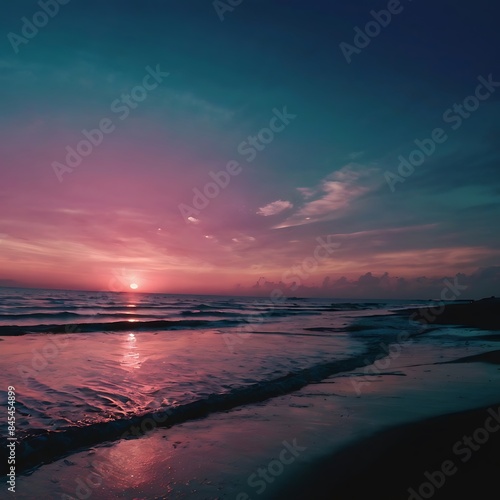 Sun set  sea vibe  nature sea   sunset beach sunset beac