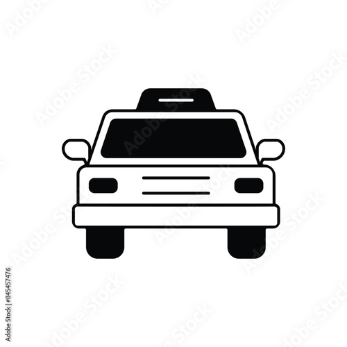 Taxi  vector icon