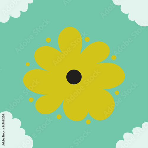 Abstract Hand Drawing Nature Illustration Background