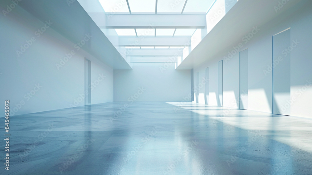 Fototapeta premium Contemporary Gallery with Bright and Open Design