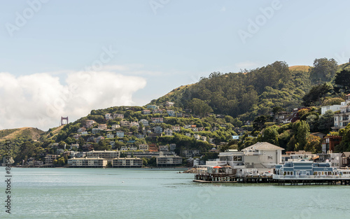 Panoramic View of Sausalito Bay Area California