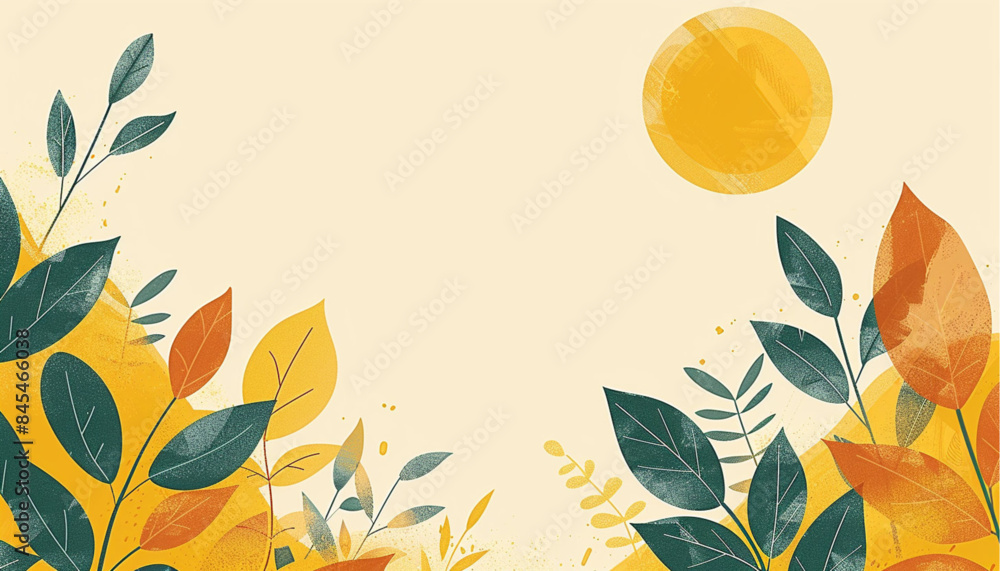 Abstract yellow background with circles. geometric shapes background for flyer, poster, brochure, cover Abstract yellow background with circles. geometric shapes background for flyer, poster, brochure, cover