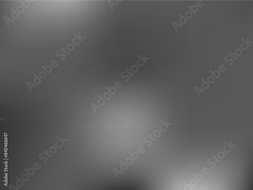 Grey blurred gradient background. Vector illustration. Common design for wallpapers, banners, social media 