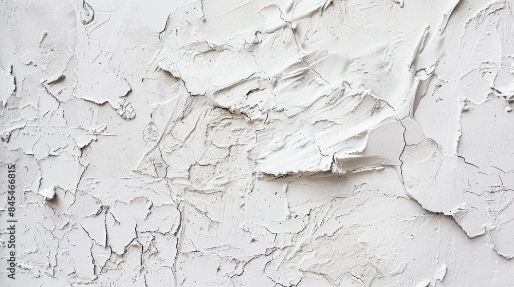 Background of plastered white cement wall