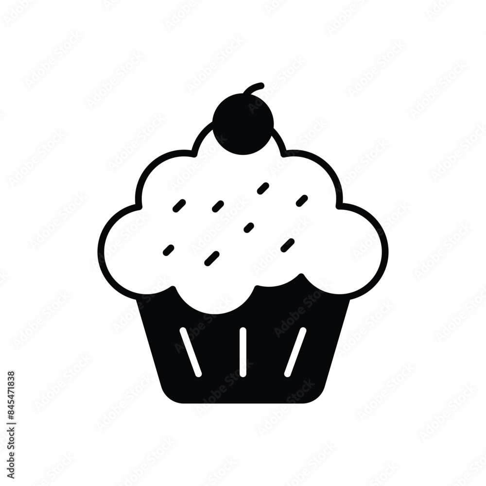 Muffin vector icon Muffin vector icon