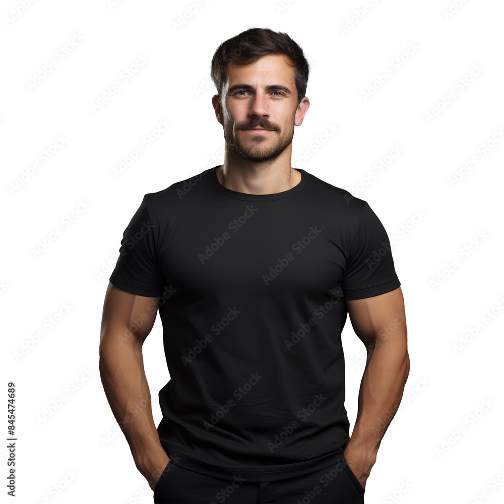 corporative portrait of a handsome man in black t shirt corporative portrait of a handsome man in black t shirt