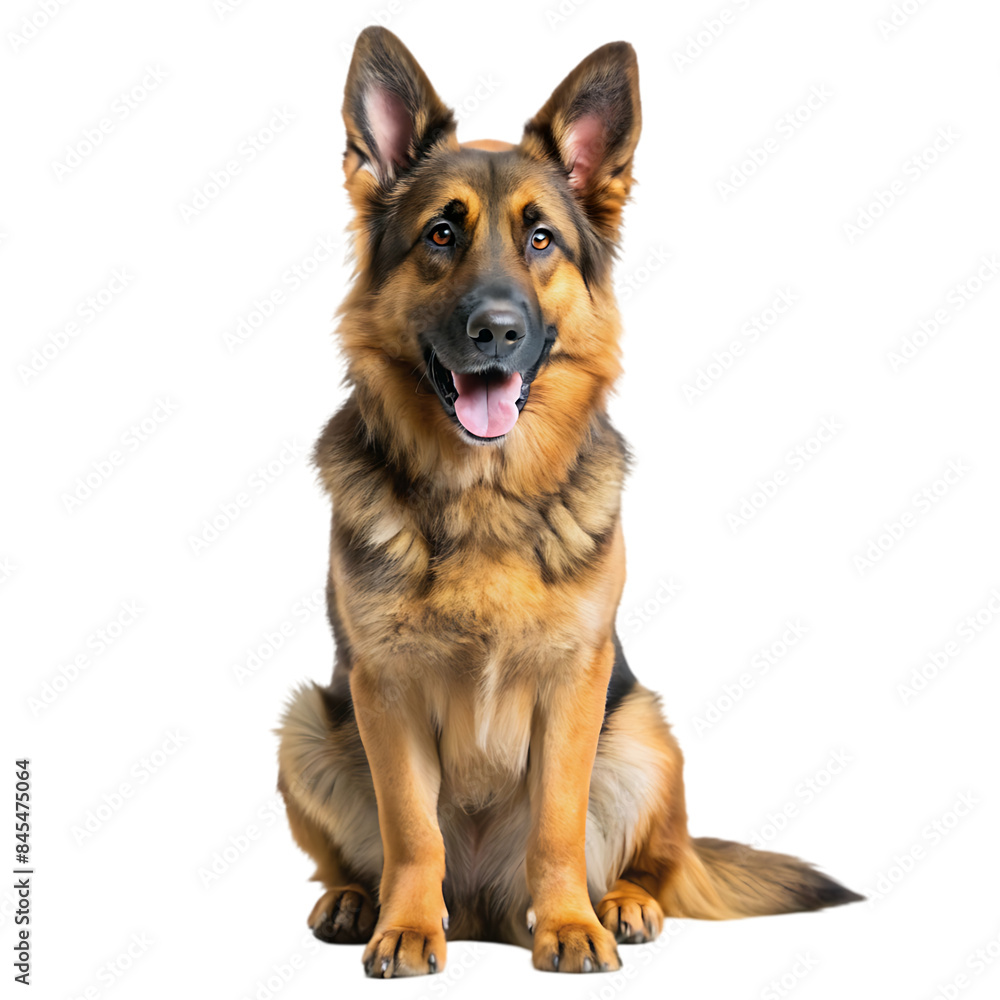 German Sheperd with 7 months old. Dog portrait isolated German Sheperd with 7 months old. Dog portrait isolated