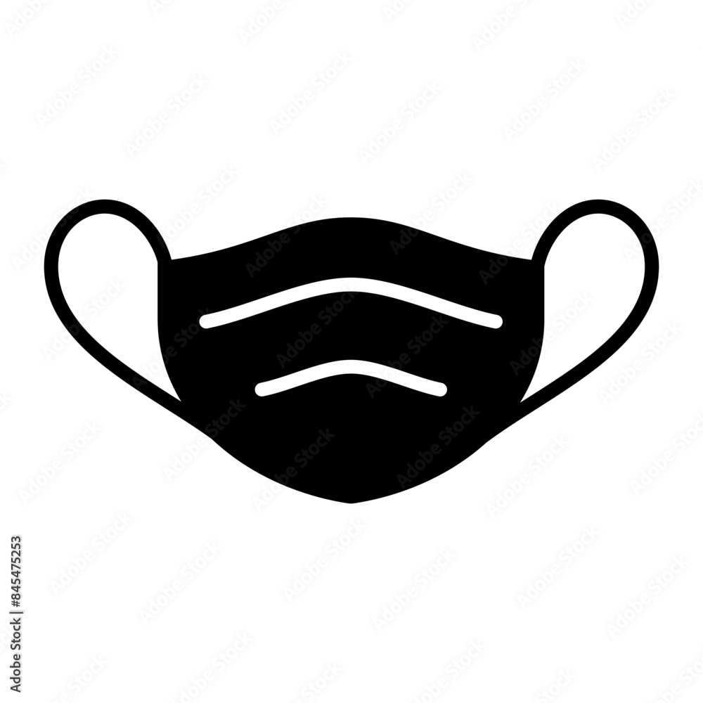 health mask icon vector design illustration in trendy style health mask icon vector design illustration in trendy style