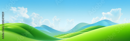 Wallpaper Mural green grass hills natural scenery picture material
 Torontodigital.ca