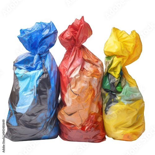 colored garbage
