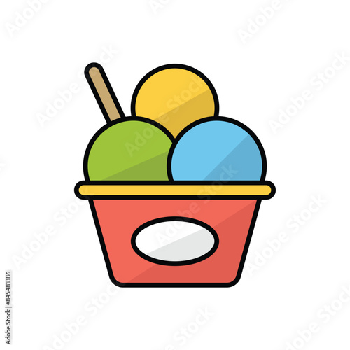 Turkey Leg vector icon