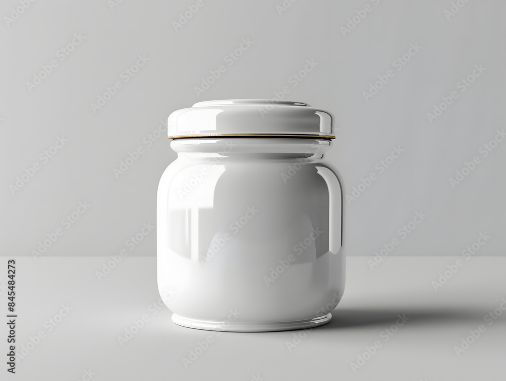 Blank jar Mockup with isolated background Blank jar Mockup with isolated background